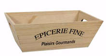 "Epicerie Fine" display tray : Trays, baskets