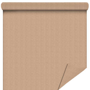 Product image Roll of kraft paper gift wrap, natural