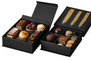 Product image Chocolate box, black/gold