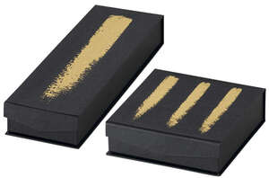 Product image Chocolate box, black/gold