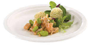 Product image Pack of 50 100% natural round plates