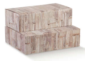 Product image Wood effect gift box for 2 or 3 bottles