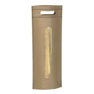 Product image Non-woven bottle bag, camel/gold