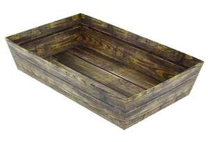 Product image Display tray printed with "wooden planks effect"