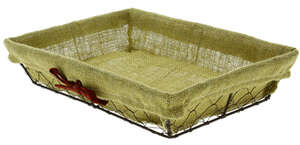 Product image Metal basket + jute lining