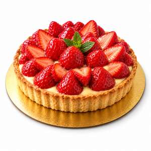 Product image Double-sided round cake base, black / gold