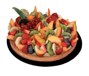 Product image Double-sided round cake base, black / gold