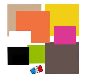 Product image Double-sided square cake base from the Colours Collection