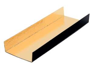 Product image Folded cake base gold/black 380g/m²