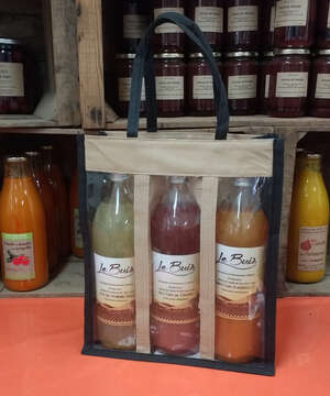 Product image Non-woven bottle's bag with window