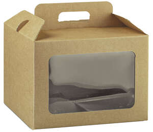 Product image Cardboard suitcase with biodegradable window