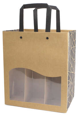 Product image Kraft paper bag for 4 or 6 beers