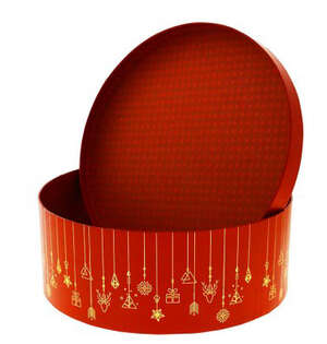 Product image Round Christmas gift box