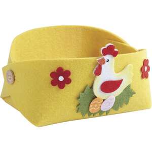Product image Mini felt basket with hen motif