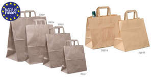 Product image Brown kraft bag - Flat handles