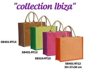 Product image IBIZA collection jute bags 350+150x300mm