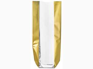 Product image 100 sachets with cardboard base, gold