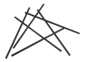 Product image 250 paper drinking straws, black 