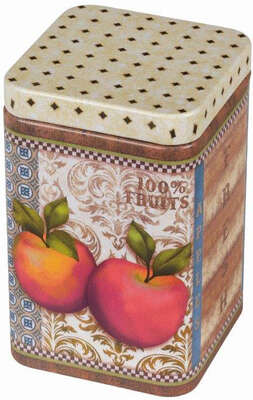 Product image “APPLES” metal tea box
