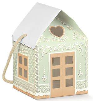 Product image Little house gift box, pastel green
