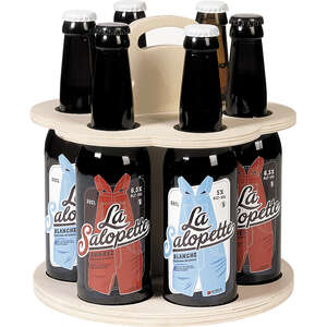 Product image Rotating beverage holder for 6 long neck beer bottles