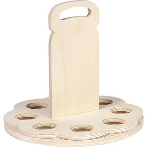 Product image Rotating beverage holder for 8 long neck beer bottles