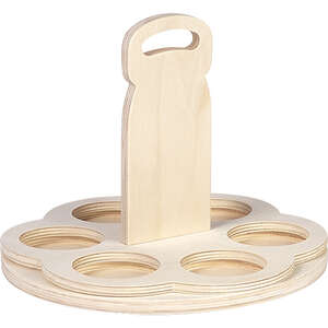 Product image Rotating beverage holder for 6 Steinie beer bottles