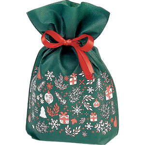 Product image Non-woven polypropylene bag with Christmas decor