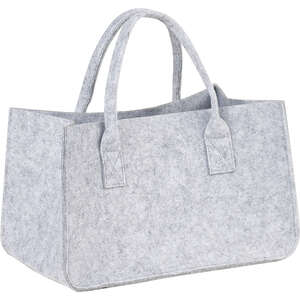 Product image Rectangular felt bag, light grey