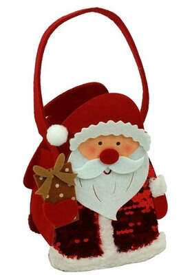 Product image Santa Claus felt bag 