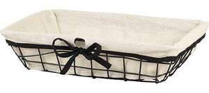 Product image Black metal/fabric baskets