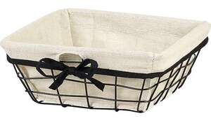 Product image Black metal/fabric baskets