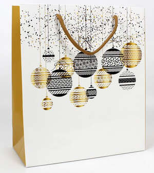 Product image Christmas bauble kraft paper bag