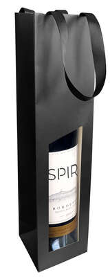 Product image Bag from the Seduction collection, holds 1, 2 or 3 bottles, black 