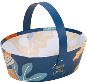 Product image Cartons basket with “with love” motifs