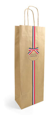 Product image "Savoir-faire Français" kraft paper bags