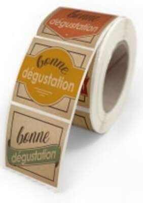 Product image 500 "Bonne Dégustation" labels 