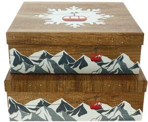 Product image Set of 2 "Chalet" gift boxes 