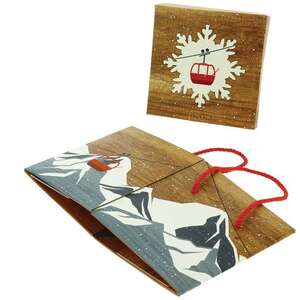 Product image Folding square chalet gift box 