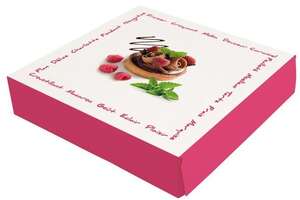 Product image Square pastry boxes “Raspberry”