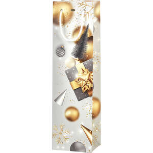 Product image Festive paper bag, holds 1 bottle