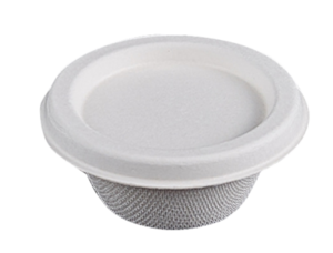 Product image 100 cane fibre sauce pots with lid