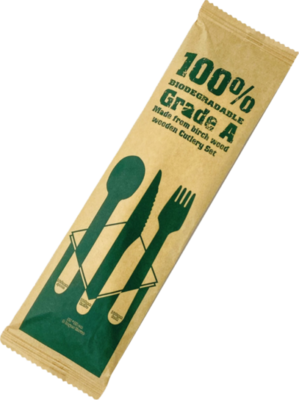 Product image 500 packs of wooden cutlery 
