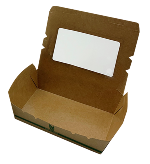 Product image 50 kraft cardboard boxes with window