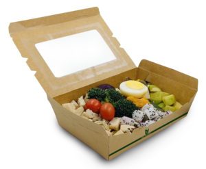 Product image 50 kraft cardboard boxes with window