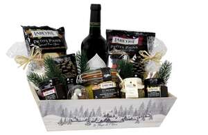 Product image Wooden basket “the magic of winter”
