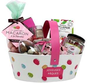 Product image Oval cardboard basket “Happy Easter”