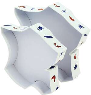 Product image Set of 2 "Hexagon" cardboard display trays