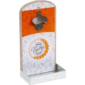 Product image Bottle holder with opener, holds 2 steinies 