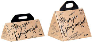 Product image "Voyage Gourmand" triangular gift box